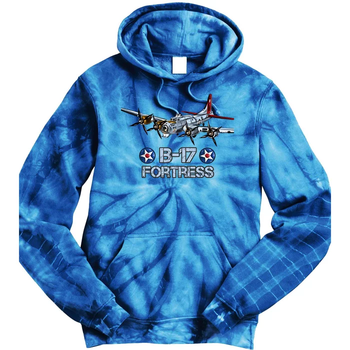 B17 Flying Fortress Bomber Tie Dye Hoodie