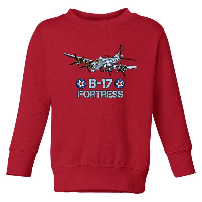 B17 Flying Fortress Bomber Toddler Sweatshirt