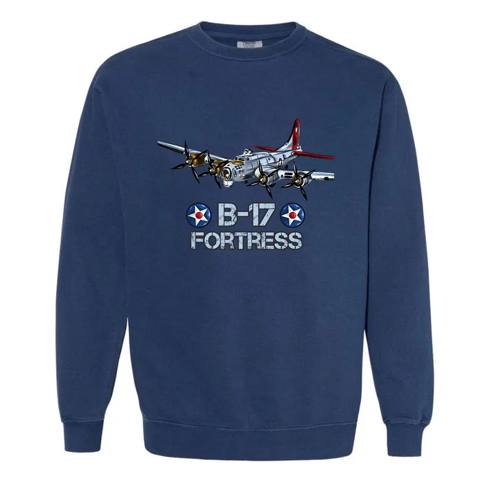 B17 Flying Fortress Bomber Garment-Dyed Sweatshirt