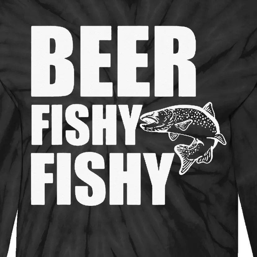 Beer Fishy Fishy Tie-Dye Long Sleeve Shirt