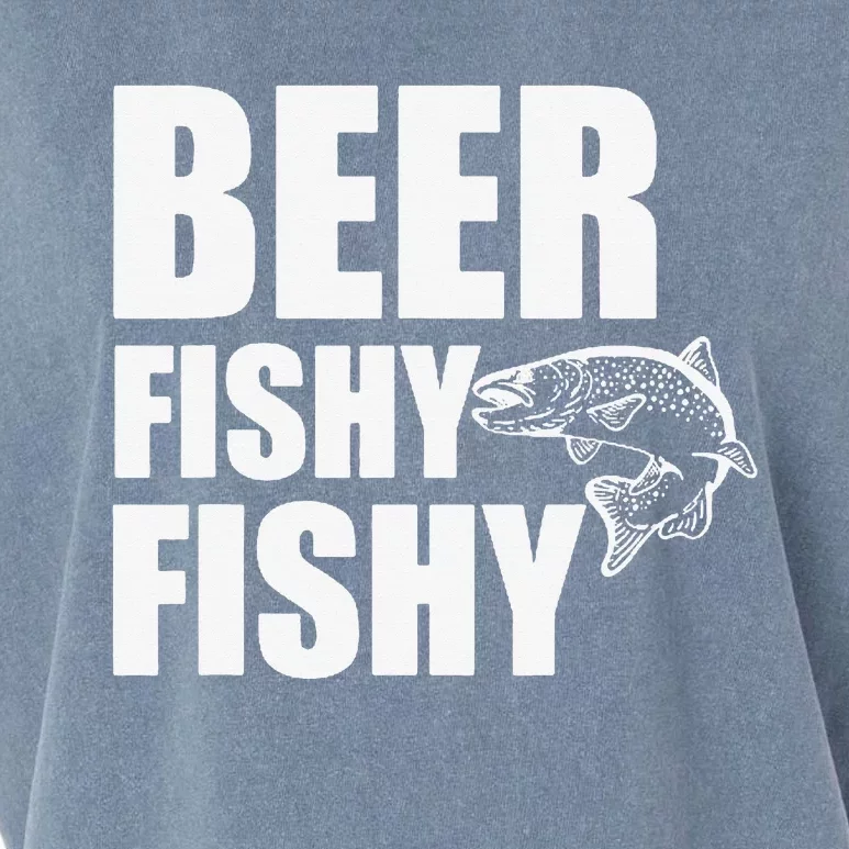 Beer Fishy Fishy Garment-Dyed Women's Muscle Tee