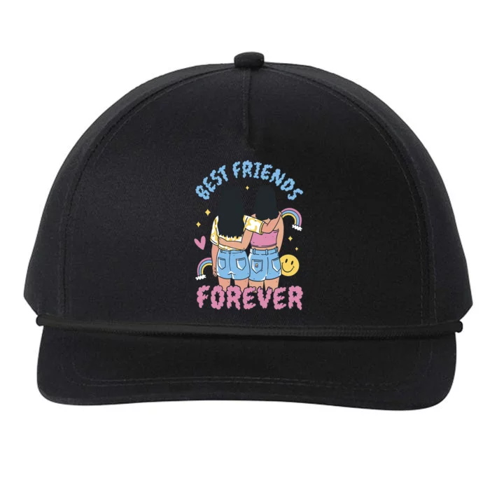 Best Friends Forever Retro Cute Gift Snapback Five-Panel Rope Hat