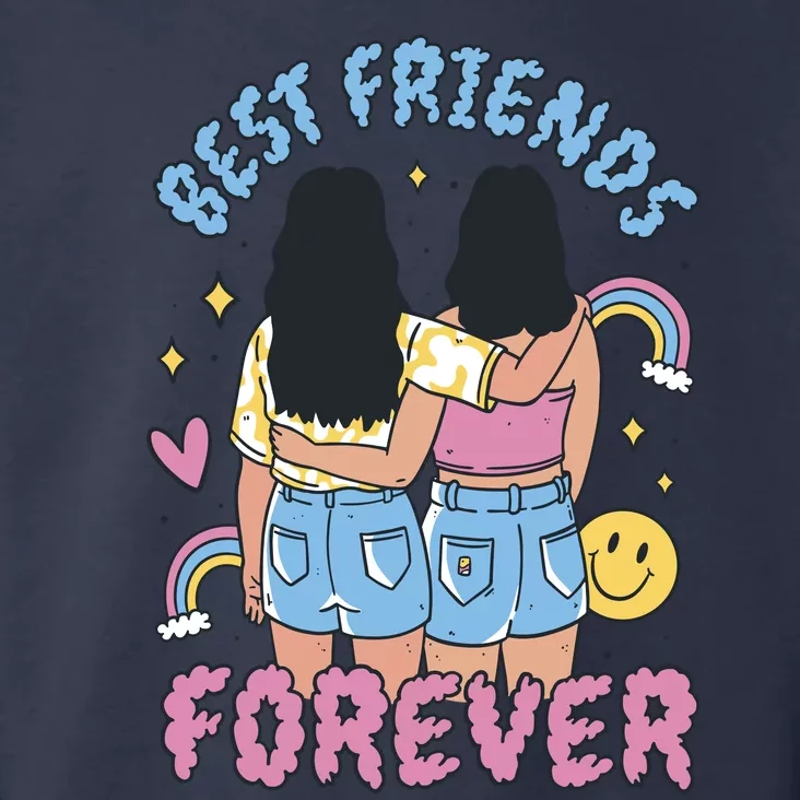 Best Friends Forever Retro Cute Gift Toddler Hoodie