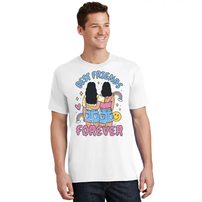 Best Friends Forever Retro Cute Gift T-Shirt