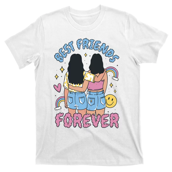 Best Friends Forever Retro Cute Gift T-Shirt