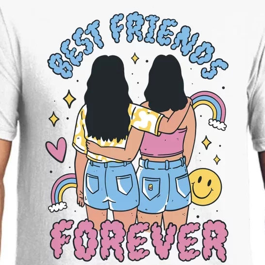 Best Friends Forever Retro Cute Gift Pajama Set