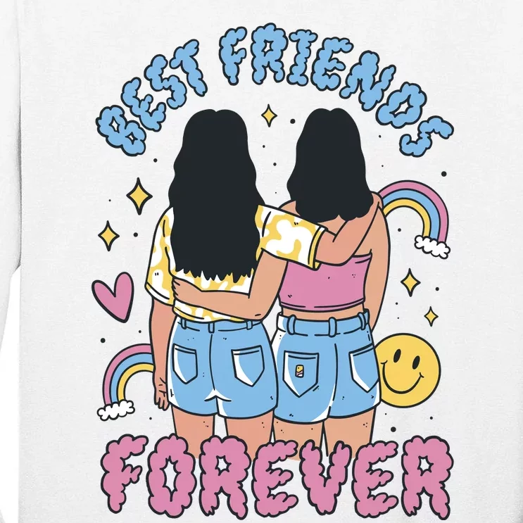 Best Friends Forever Retro Cute Gift Tall Long Sleeve T-Shirt