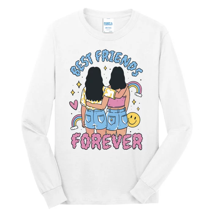 Best Friends Forever Retro Cute Gift Tall Long Sleeve T-Shirt