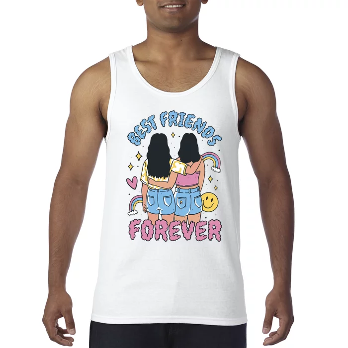 Best Friends Forever Retro Cute Gift Tank Top