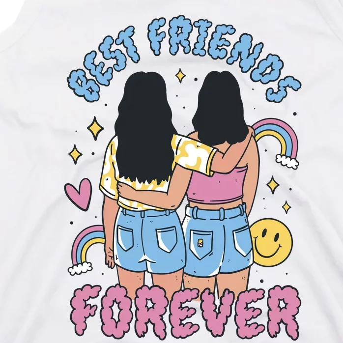 Best Friends Forever Retro Cute Gift Tank Top