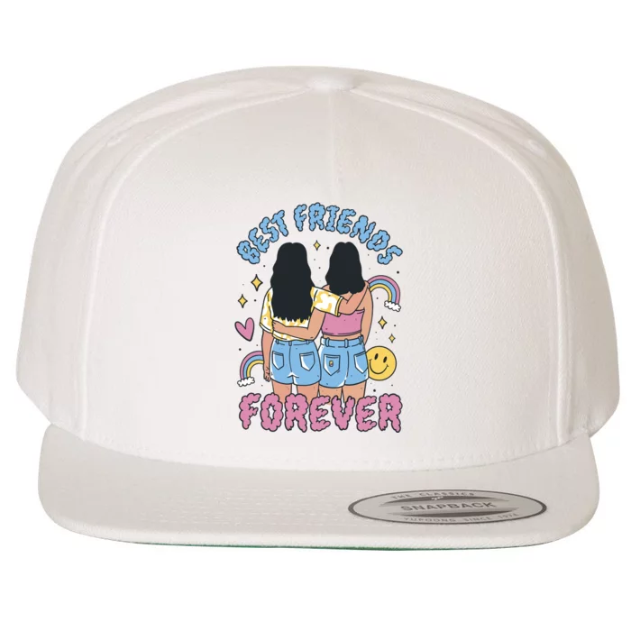 Best Friends Forever Retro Cute Gift Wool Snapback Cap