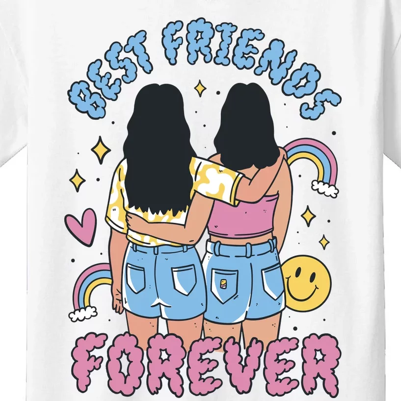 Best Friends Forever Retro Cute Gift Kids T-Shirt