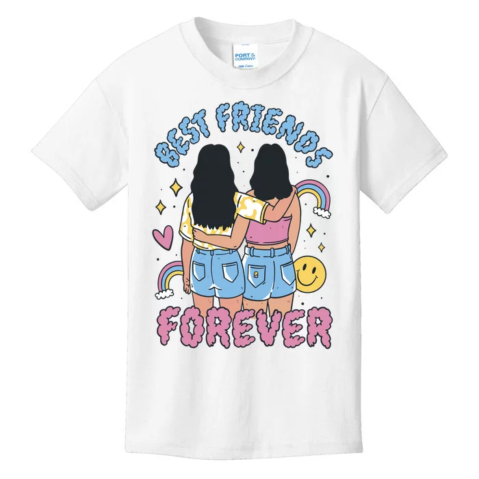 Best Friends Forever Retro Cute Gift Kids T-Shirt