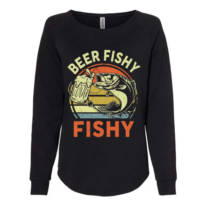 Beer Fishy Fishy Vintage Fishing Beer Womens California Wash Sweatshirt