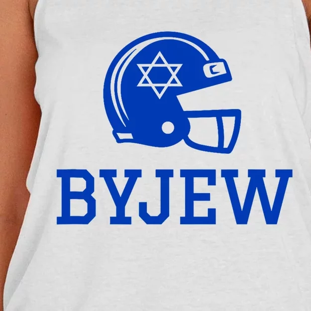 Byjew Funny Fan Merch Women's Knotted Racerback Tank