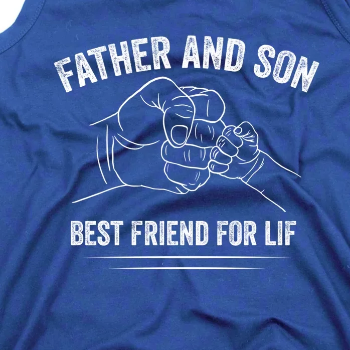 Best Friends For Life Father Son Fist Bump FatherS Day Dad Gift Tank Top