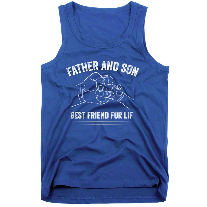 Best Friends For Life Father Son Fist Bump FatherS Day Dad Gift Tank Top