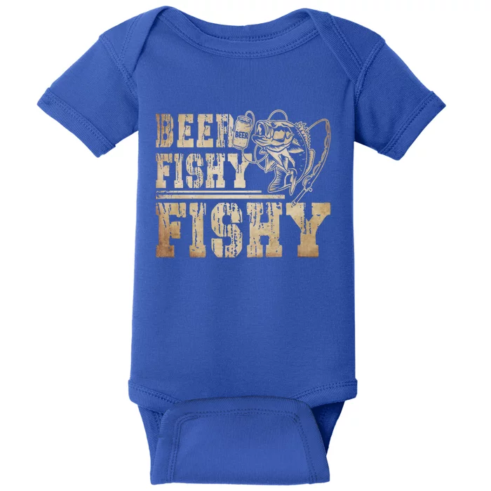 Beer Fishy Fishy Funny Fishing Gift Baby Bodysuit