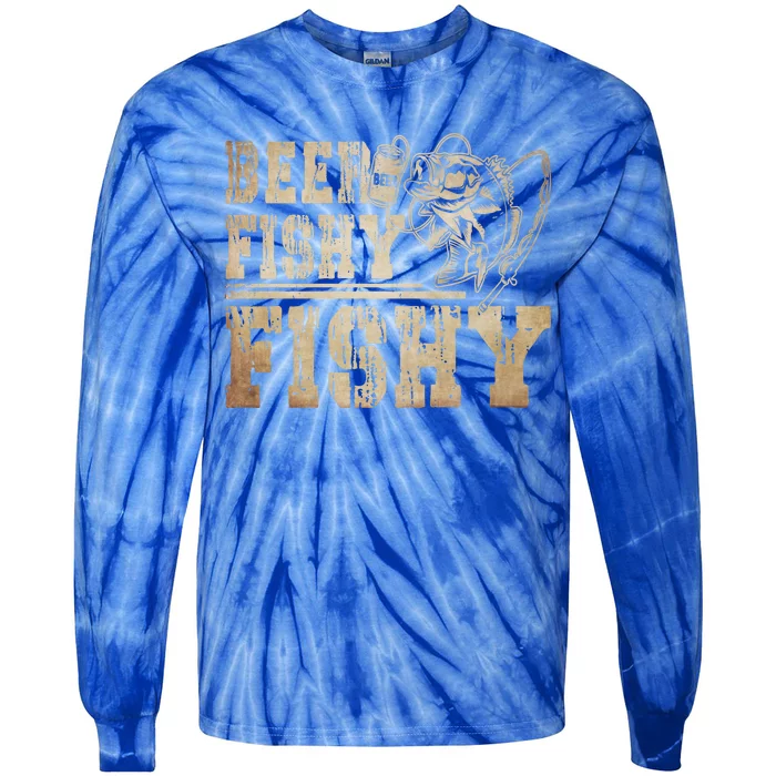 Beer Fishy Fishy Funny Fishing Gift Tie-Dye Long Sleeve Shirt