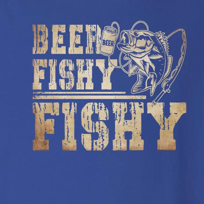 Beer Fishy Fishy Funny Fishing Gift Toddler Long Sleeve Shirt