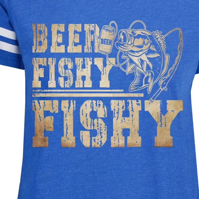 Beer Fishy Fishy Funny Fishing Gift Enza Ladies Jersey Football T-Shirt