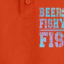 Beer Fishy Fishy Funny Fishing Gift Dry Zone Grid Performance Polo