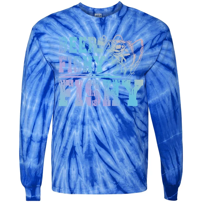 Beer Fishy Fishy Funny Fishing Gift Tie-Dye Long Sleeve Shirt