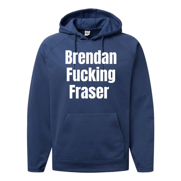 Brendan Fucking Fraser Performance Fleece Hoodie