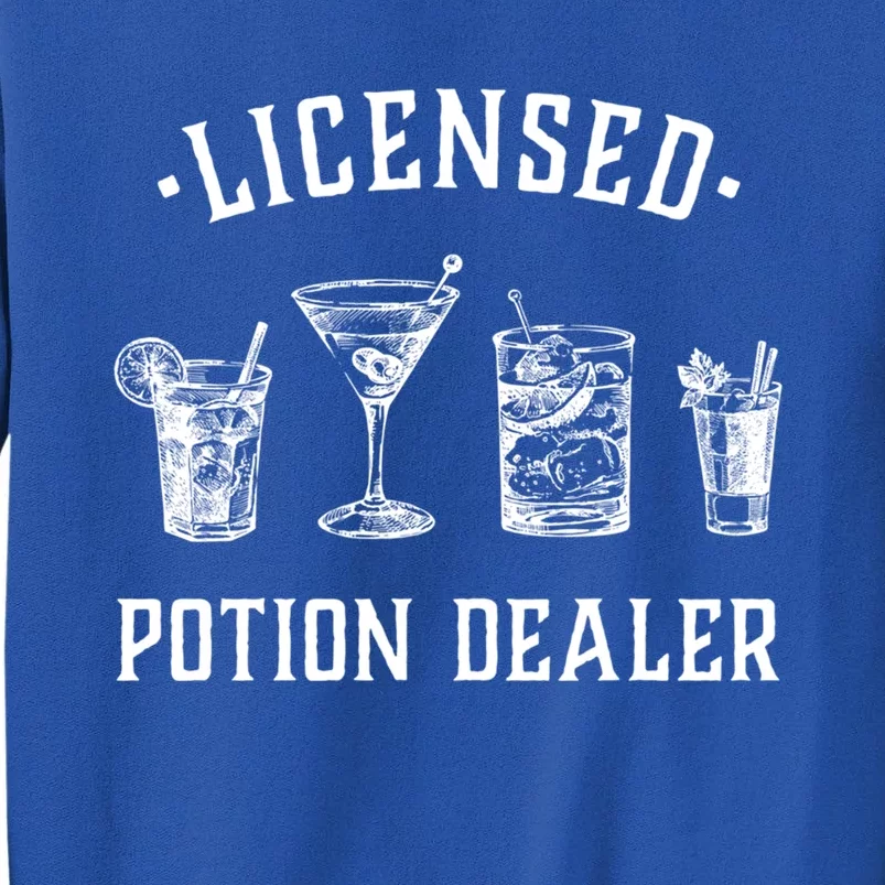 Bartender Funny Gift Licensed Potion Dealer Funny Gift Cocktail Art Funny Gift Sweatshirt