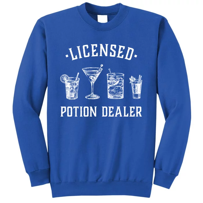 Bartender Funny Gift Licensed Potion Dealer Funny Gift Cocktail Art Funny Gift Sweatshirt