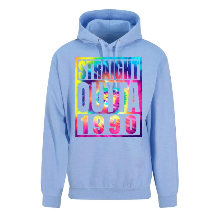 Birthday Funny Gift Born In 1990 Straight Outta 1990 Gift Unisex Surf Hoodie