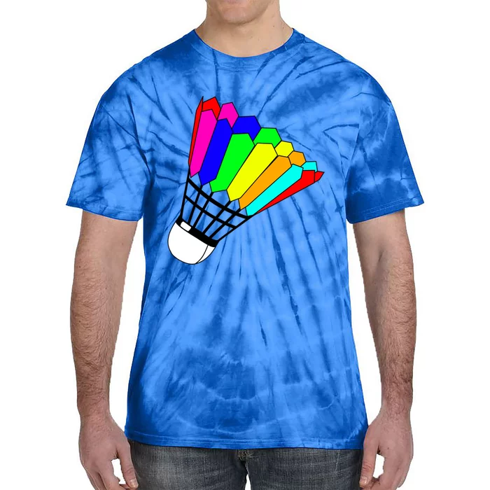 Badminton Fan Gift Tie-Dye T-Shirt