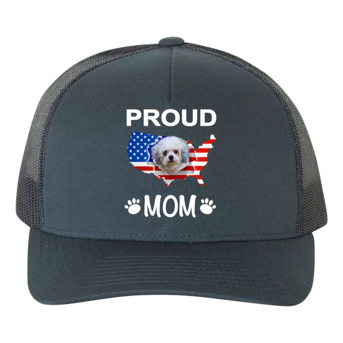 Bolonka Funny Gift Bolonka Dog Bolonka Proud Patriot Mom Cool Gift Yupoong Adult 5-Panel Trucker Hat