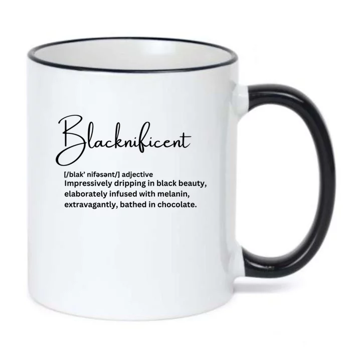 Blacknificent Funny Gift Black Color Changing Mug