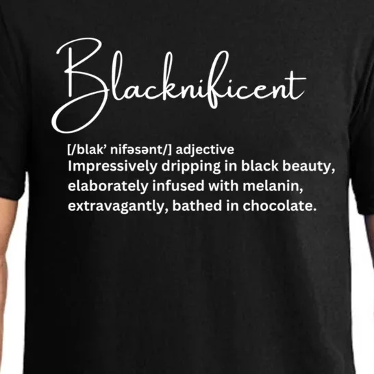 Blacknificent Funny Gift Pajama Set