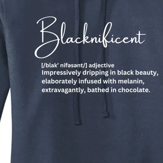 Blacknificent Funny Gift Women's Pullover Hoodie