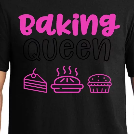 Baking Funny Gift Mom Baking Queen Mama Gift Pajama Set