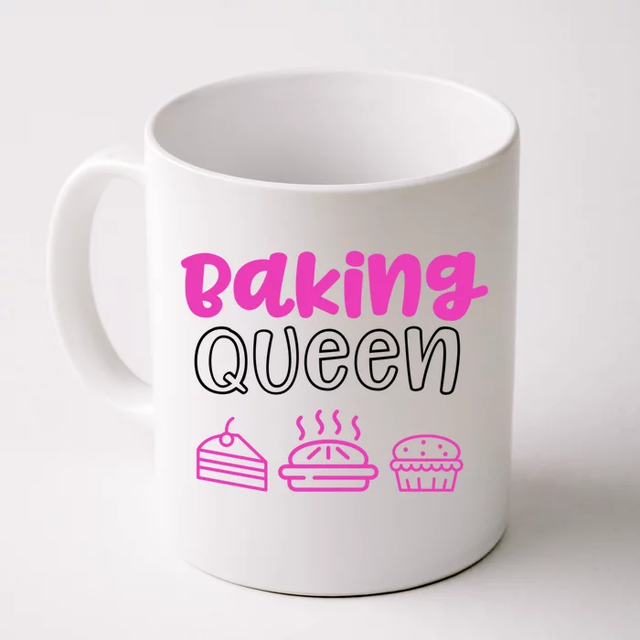 Baking Funny Gift Mom Baking Queen Mama Gift Front & Back Coffee Mug