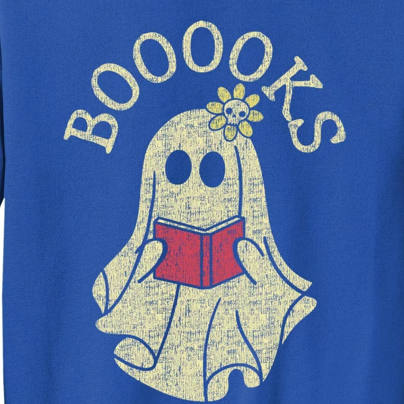 Boooooks Funny Ghost Reading Books Gift Sweatshirt