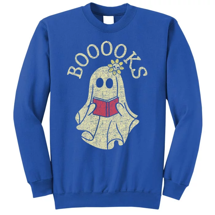 Boooooks Funny Ghost Reading Books Gift Sweatshirt