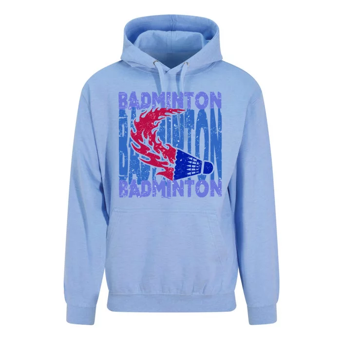 Badminton Funny Gift Unisex Surf Hoodie