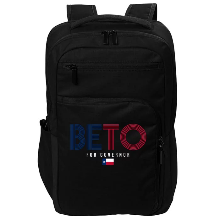 Beto For Governor Texas Flag Impact Tech Backpack