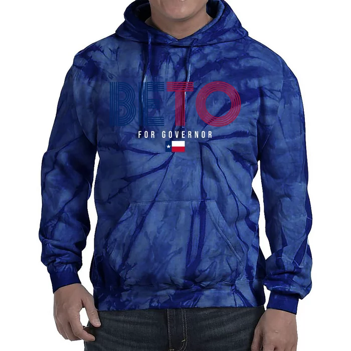 Beto For Governor Texas Flag Tie Dye Hoodie