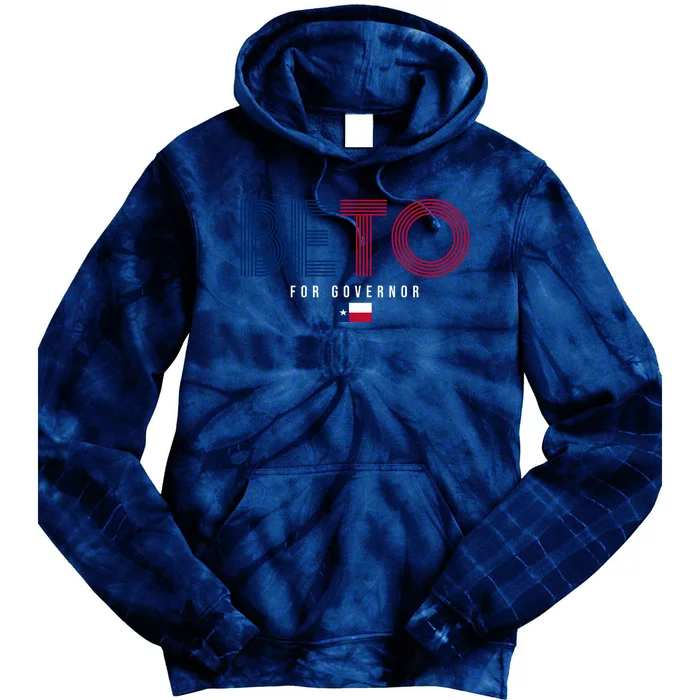 Beto For Governor Texas Flag Tie Dye Hoodie