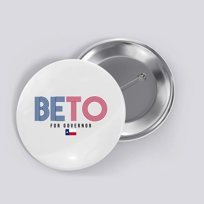 Beto For Governor Texas Flag Button