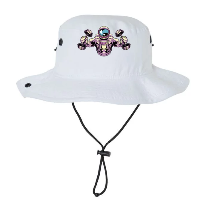 Bodybuilding Fitness Gym Gift Space Astronaut Bodybuilder Great Gift Legacy Cool Fit Booney Bucket Hat