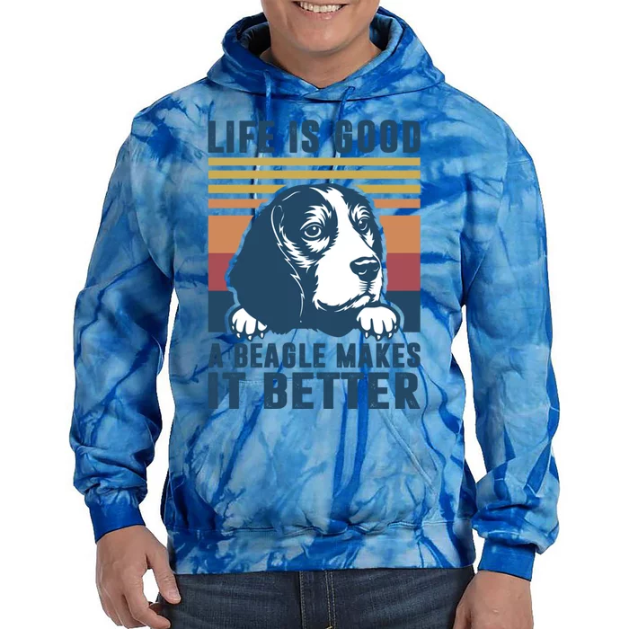 Beagle Funny Gift Beagle Dog Mom Dad Beagle Gift Tie Dye Hoodie