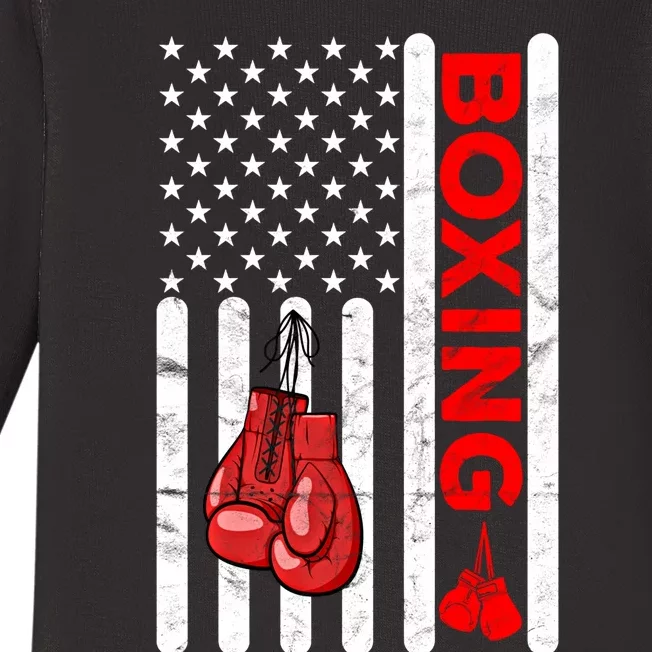 Boxing Funny Gift Training Sports Team Cool Teenager Gift Baby Long Sleeve Bodysuit