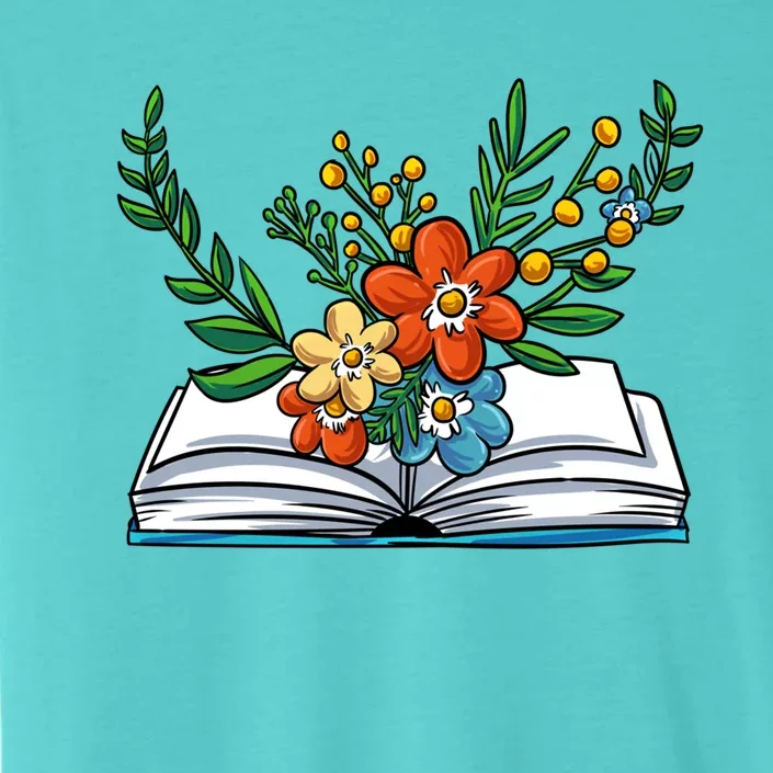 Book Flowers Gift ChromaSoft Performance T-Shirt