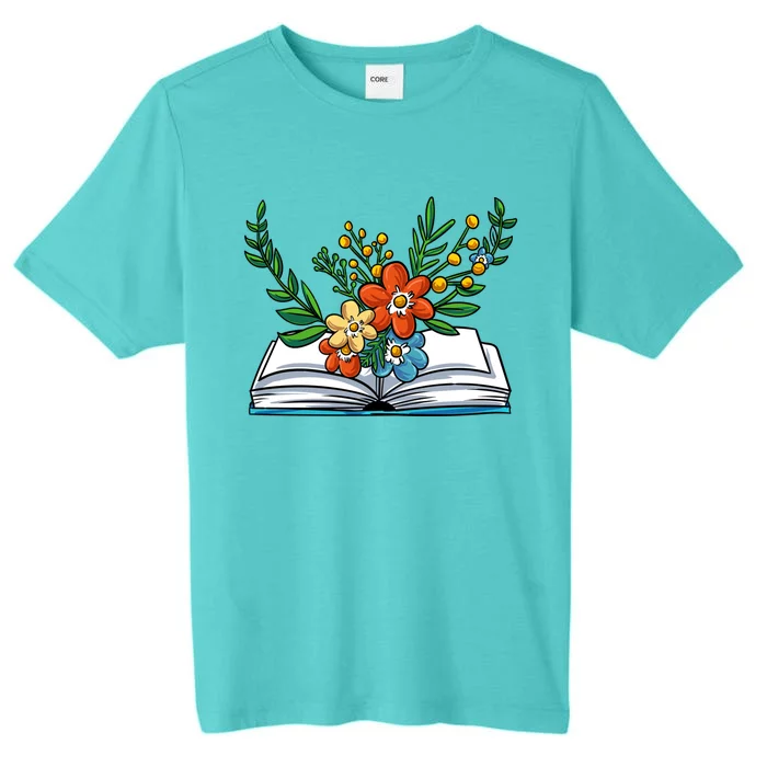 Book Flowers Gift ChromaSoft Performance T-Shirt